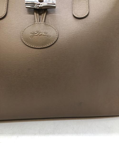 LONGCHAMP（ロンシャン）LONGCHAMP (ロンシャン) レザートートバッグ ブラウン サイズ:下記参照の古着・服飾アイテム