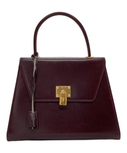 BALLY（バリー）BALLY (バリー) ハンドバッグ ボルドー サイズ:下記参照の古着・服飾アイテム