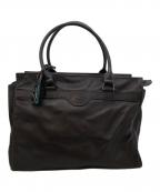 LONGCHAMPロンシャン）の古着「レザーハンドバッグ」｜ブラウン