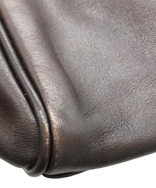 LONGCHAMP（ロンシャン）LONGCHAMP (ロンシャン) レザーハンドバッグ ブラウン サイズ:下記参照の古着・服飾アイテム