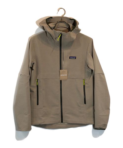 Patagonia（パタゴニア）Patagonia (パタゴニア) R1 テックフェイス・フーディ ベージュ サイズ:SIZE Sの古着・服飾アイテム