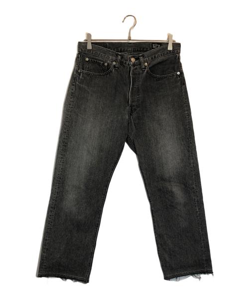 orSlow（オアスロウ）orSlow (オアスロウ) ブラックデニムパンツ ブラック サイズ:SIZE Sの古着・服飾アイテム