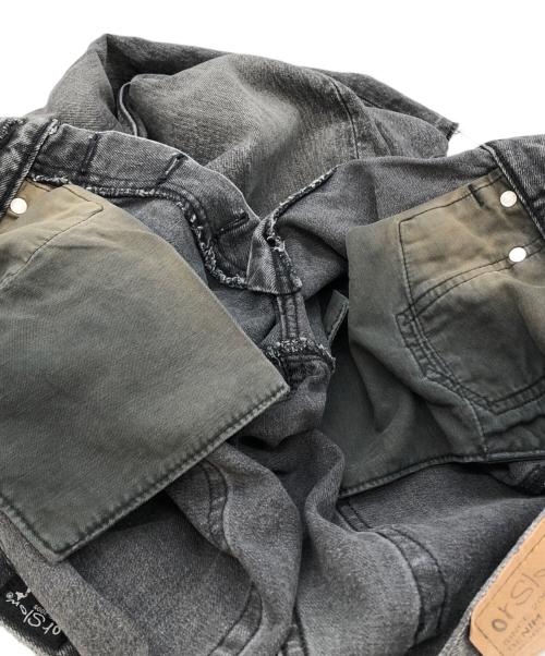 orSlow（オアスロウ）orSlow (オアスロウ) ブラックデニムパンツ ブラック サイズ:SIZE Sの古着・服飾アイテム