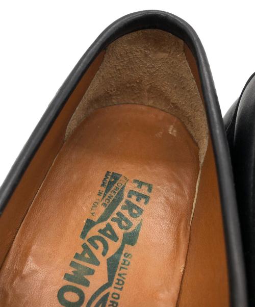 Salvatore Ferragamo（サルヴァトーレ フェラガモ）Salvatore Ferragamo (サルヴァトーレ フェラガモ) ビットローファー ブラック サイズ:SIZE 7 1/2の古着・服飾アイテム