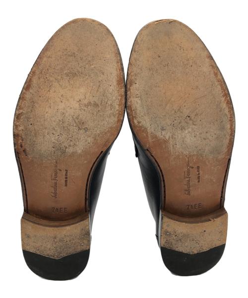 Salvatore Ferragamo（サルヴァトーレ フェラガモ）Salvatore Ferragamo (サルヴァトーレ フェラガモ) ビットローファー ブラック サイズ:SIZE 7 1/2の古着・服飾アイテム