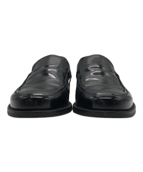 PRADA（プラダ）PRADA (プラダ) エナメルローファー ブラック サイズ:SIZE 7 1/2の古着・服飾アイテム
