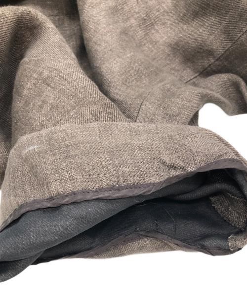 ebure（エブール）EBURE (エブール) スキッパーリネンワンピース ブラウン サイズ:SIZE 36の古着・服飾アイテム