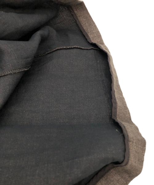 ebure（エブール）EBURE (エブール) スキッパーリネンワンピース ブラウン サイズ:SIZE 36の古着・服飾アイテム