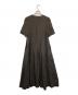 EBURE (エブール) スキッパーリネンワンピース ブラウン サイズ:SIZE 36：14000円