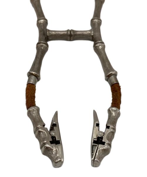 HERMES（エルメス）HERMES (エルメス) バンブー・ホルター・チョーカー ブラウンの古着・服飾アイテム