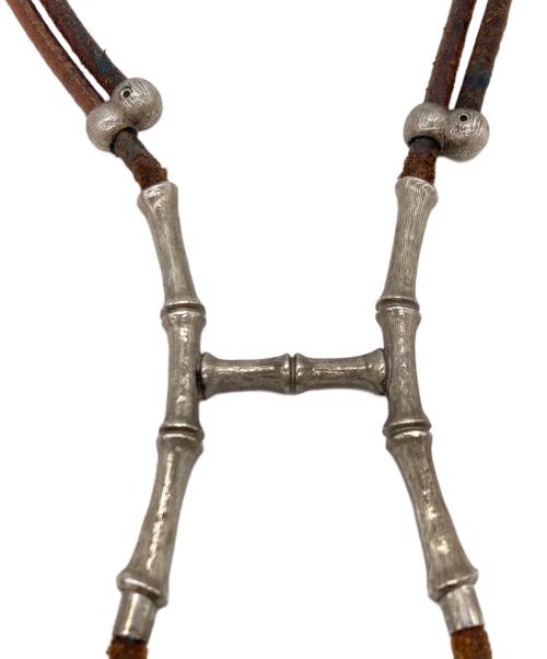 HERMES（エルメス）HERMES (エルメス) バンブー・ホルター・チョーカー ブラウンの古着・服飾アイテム