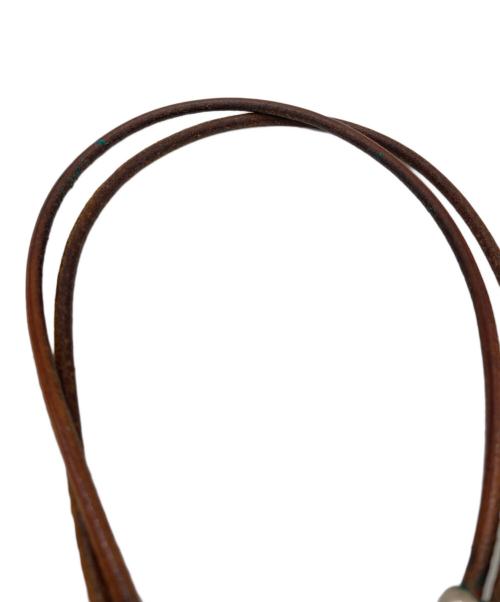 HERMES（エルメス）HERMES (エルメス) バンブー・ホルター・チョーカー ブラウンの古着・服飾アイテム