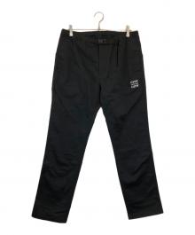 city country city（シティーカントリーシティー）の古着「EMBROIDERED LOGO STRECH EASY CLIMBING PANTS」｜ブラック