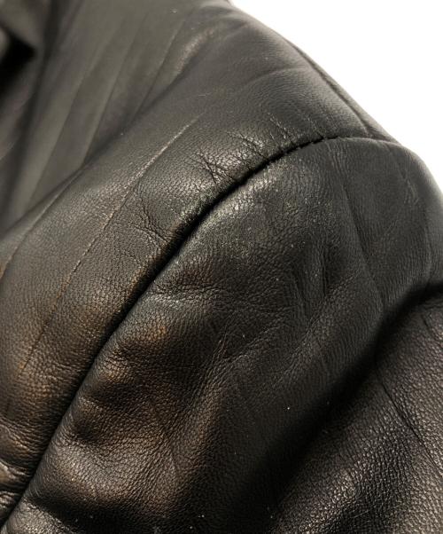 HUGO BOSS（ヒューゴ ボス）HUGO BOSS (ヒューゴ ボス) ラムレザー3Bジャケット ブラック サイズ:不明の古着・服飾アイテム