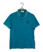 STONE ISLANDストーンアイランド）の古着「ポロシャツ」｜スカイブルー