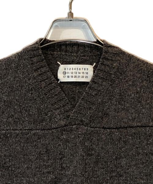 Maison Margiela 10（メゾンマルジェラ 10）Maison Margiela 10 (メゾンマルジェラ 10) アーカイブ ニットベスト ブラウン サイズ:Lの古着・服飾アイテム