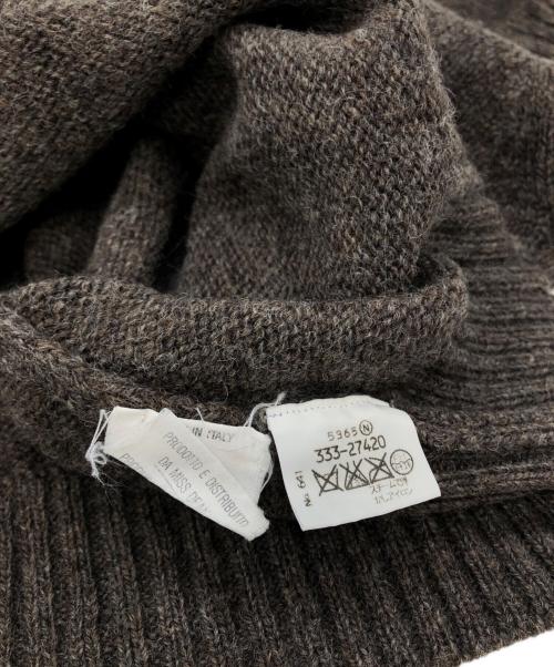 Maison Margiela 10（メゾンマルジェラ 10）Maison Margiela 10 (メゾンマルジェラ 10) アーカイブ ニットベスト ブラウン サイズ:Lの古着・服飾アイテム