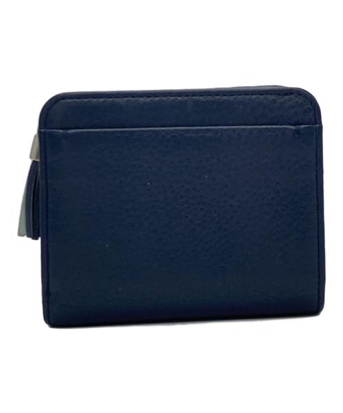 TSUCHIYA KABAN（ツチヤカバン）TSUCHIYA KABAN (ツチヤカバン) レザー2つ折り財布 ネイビー サイズ:下記参照の古着・服飾アイテム