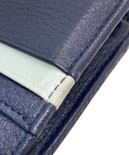 TSUCHIYA KABAN（ツチヤカバン）TSUCHIYA KABAN (ツチヤカバン) レザー2つ折り財布 ネイビー サイズ:下記参照の古着・服飾アイテム