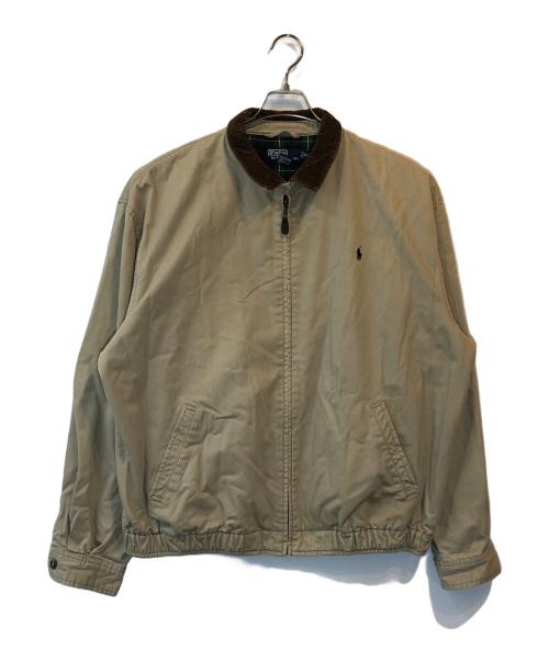 POLO RALPH LAUREN（ポロ・ラルフローレン）POLO RALPH LAUREN (ポロ・ラルフローレン) 襟コーデュロイスイングトップ ブラウン サイズ:XLの古着・服飾アイテム