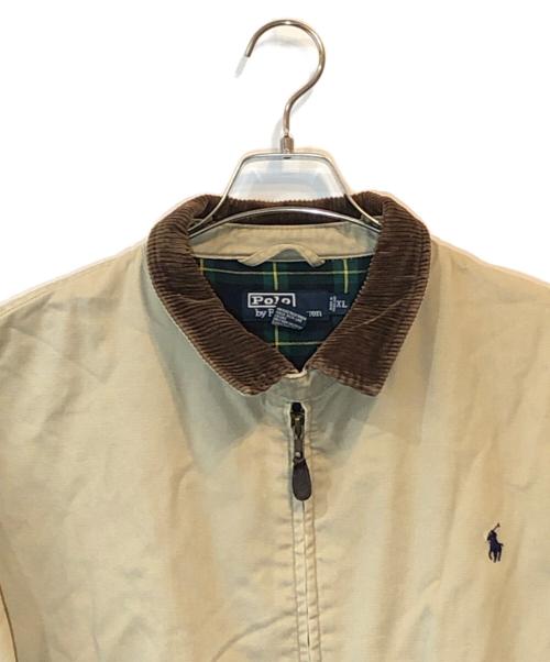 POLO RALPH LAUREN（ポロ・ラルフローレン）POLO RALPH LAUREN (ポロ・ラルフローレン) 襟コーデュロイスイングトップ ブラウン サイズ:XLの古着・服飾アイテム