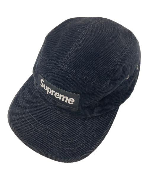 SUPREME（シュプリーム）Supreme (シュプリーム) Black Corduroy Camp Cap ブラック サイズ:SIZE Freeの古着・服飾アイテム