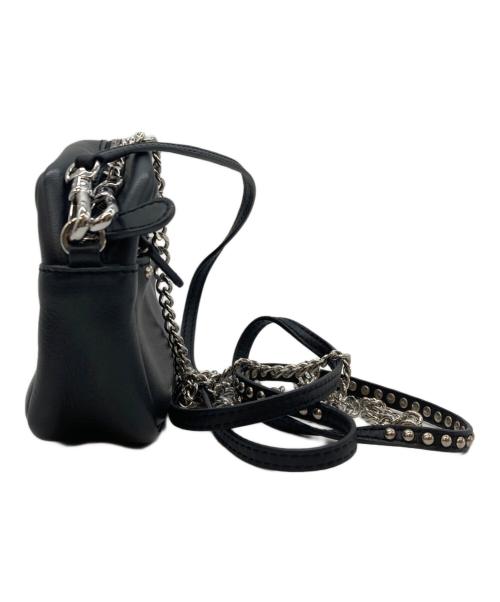 J&M DAVIDSON（ジェイ＆エム デヴィッドソン）J&M DAVIDSON (ジェイ＆エム デヴィッドソン) スタッズミニショルダーバッグ ブラック サイズ:下記参照の古着・服飾アイテム