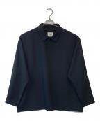 UNITED ARROWS & SONSユナイテッドアローズ アンド サンズ）の古着「S/T PL SHIRT」｜ブラック