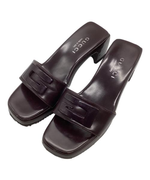 GUCCI（グッチ）GUCCI (グッチ) サンダル ブラウン サイズ:SIZE 35の古着・服飾アイテム