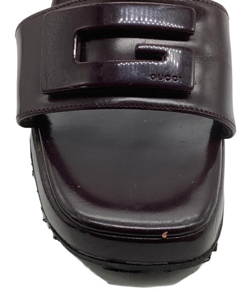 GUCCI（グッチ）GUCCI (グッチ) サンダル ブラウン サイズ:SIZE 35の古着・服飾アイテム