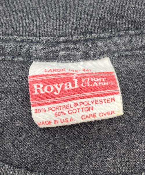 ROYAL（ロイヤル）ROYAL (ロイヤル) BAND TEE ブラック サイズ:SIZE Lの古着・服飾アイテム