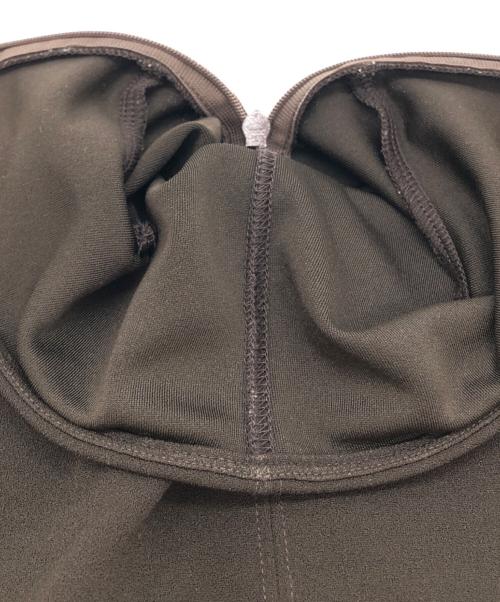 styling/（スタイリング）styling/ (スタイリング) コクーン カットワンピース ブラウン サイズ:SIZE 0の古着・服飾アイテム