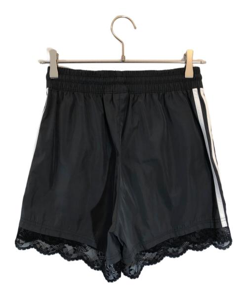 adidas（アディダス）adidas (アディダス) レース トリム スリーストライプス パンツ ブラック サイズ:XSの古着・服飾アイテム