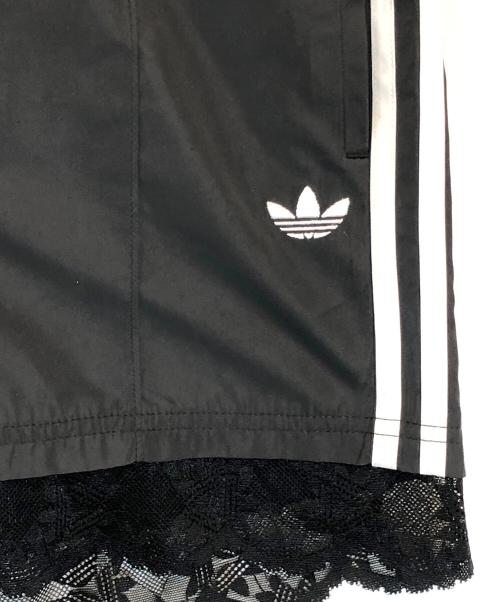 adidas（アディダス）adidas (アディダス) レース トリム スリーストライプス パンツ ブラック サイズ:XSの古着・服飾アイテム