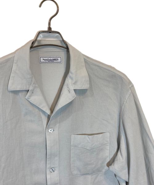 UNIVERSAL PRODUCTS.（ユニバーサルプロダクツ）UNIVERSAL PRODUCTS. (ユニバーサルプロダクツ) Sheer L/S Shirts グレー サイズ:SIZE 2の古着・服飾アイテム