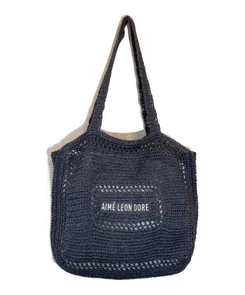 Aime Leon Dore（エメ レオン ドレ）Aime Leon Dore (エメ レオン ドレ) Crochet Tote Bag ネイビーの古着・服飾アイテム
