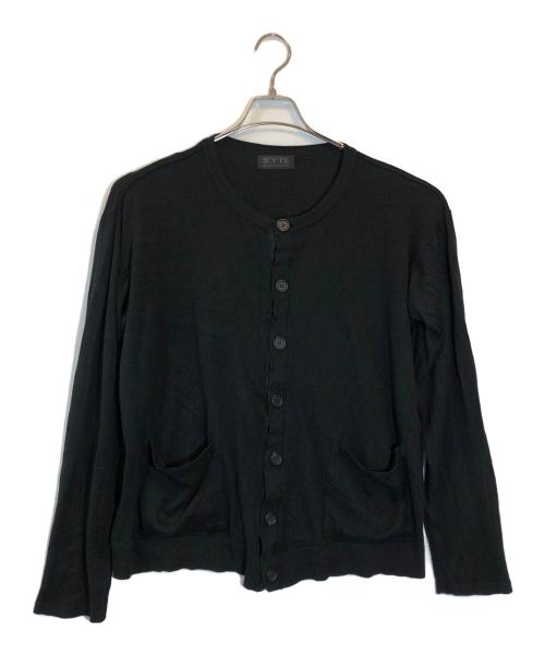 s'yte（サイト）s'yte (サイト) BLENDED YARN CARDIGAN WITH OUTSEAM DESIGN ブラック サイズ:SIZE 34の古着・服飾アイテム