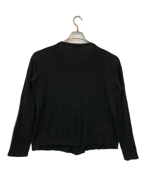 s'yte（サイト）s'yte (サイト) BLENDED YARN CARDIGAN WITH OUTSEAM DESIGN ブラック サイズ:SIZE 34の古着・服飾アイテム