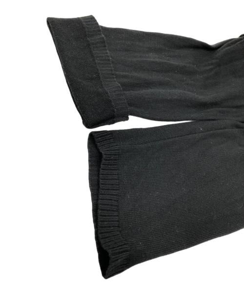 s'yte（サイト）s'yte (サイト) BLENDED YARN CARDIGAN WITH OUTSEAM DESIGN ブラック サイズ:SIZE 34の古着・服飾アイテム