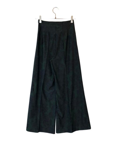 TOGA PULLA（トーガ プルラ）TOGA PULLA (トーガ プルラ) 総柄フレアパンツ グリーン サイズ:34の古着・服飾アイテム