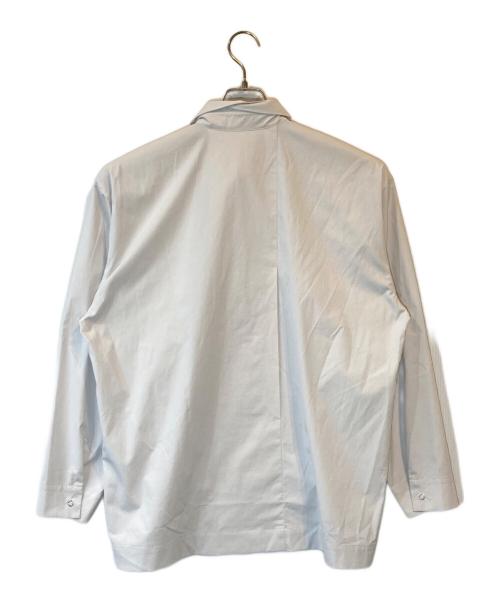 HOMME PLISSE ISSEY MIYAKE（オム プリッセ イッセイ ミヤケ）HOMME PLISSE ISSEY MIYAKE (オム プリッセ イッセイ ミヤケ) Packable Shirt パッカブルシャツ ホワイト サイズ:3の古着・服飾アイテム