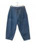 THE NORTHFACE PURPLELABEL（ザ・ノースフェイス パープルレーベル）の古着「Denim Field Wide Cropped Pants」｜インディゴ