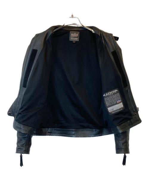 KADOYA（カドヤ）KADOYA (カドヤ) K'S LEATHERジャケット ブラック サイズ:Mの古着・服飾アイテム