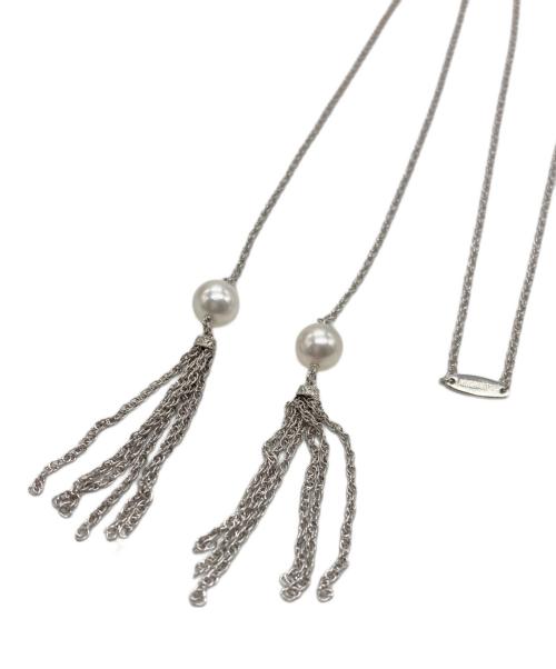 MIKIMOTO（ミキモト）MIKIMOTO (ミキモト) パールフリンジネックレス シルバーの古着・服飾アイテム
