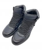 GUCCIグッチ）の古着「Hudson Hysteria Padded ハイカットスニーカー」｜ブラック