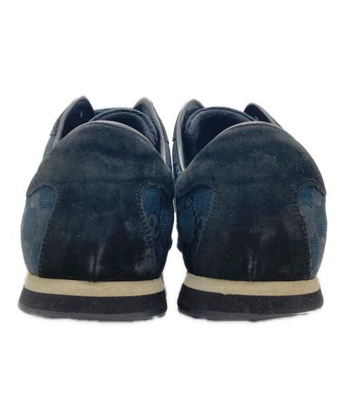 GUCCI（グッチ）GUCCI (グッチ) ローカットスニーカー ネイビー サイズ:6 1/2の古着・服飾アイテム