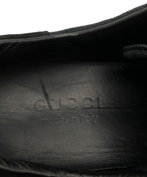GUCCI（グッチ）GUCCI (グッチ) ローカットスニーカー ネイビー サイズ:6 1/2の古着・服飾アイテム