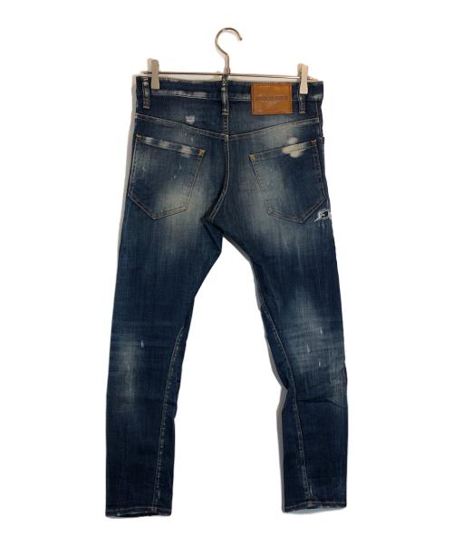 DSQUARED2（ディースクエアード）DSQUARED2 (ディースクエアード) Sexy Twist Jean インディゴ サイズ:SIZE 44の古着・服飾アイテム