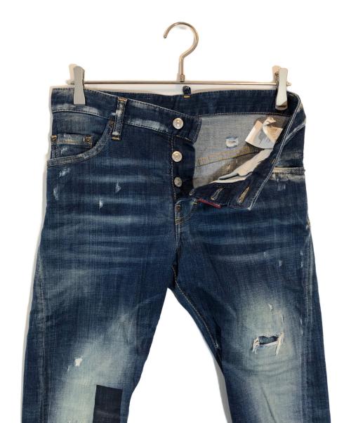 DSQUARED2（ディースクエアード）DSQUARED2 (ディースクエアード) Sexy Twist Jean インディゴ サイズ:SIZE 44の古着・服飾アイテム