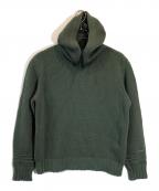 STONE ISLANDストーンアイランド）の古着「袖ロゴニットパーカー」｜グリーン